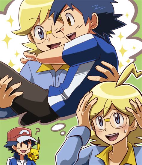 Pikachu Ash Ketchum And Clemont Pokemon And 2 More Drawn By Raia26