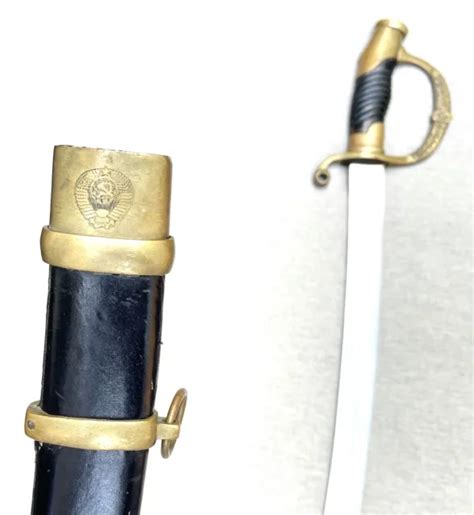 Vintage Antique Russian Military Army Cavalry Shashka Sword Dagger
