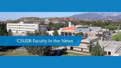 Faculty In The News July 12 Csusb News Csusb