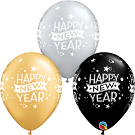 Happy new year balloons png. Qualatex 11 inch Happy New Year Confetti Dots Special ...