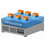 Virtual Server Virtualization Machine Computer Servers Icon