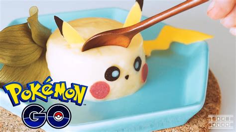 Pokemon Go Pikachu ~ Mango Pudding ~ Chos Daily Cook Youtube
