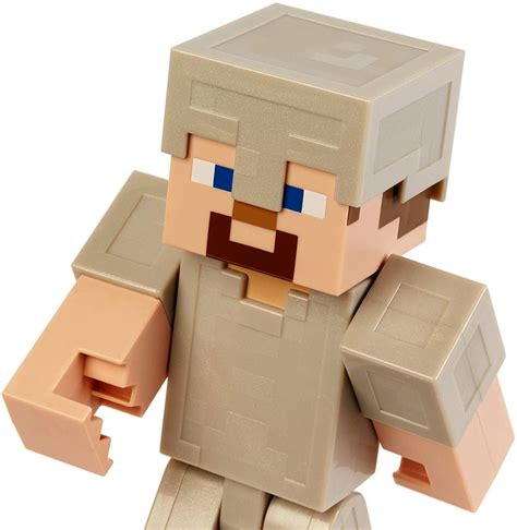Minecraft Steve In Iron Armor Large Figure