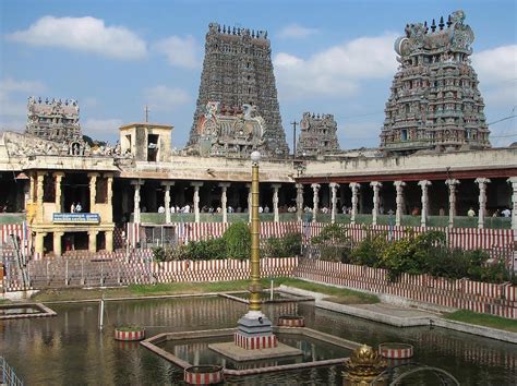 Temples Of India Meenakshi Amman Temple Madurai Tamil Nadu The