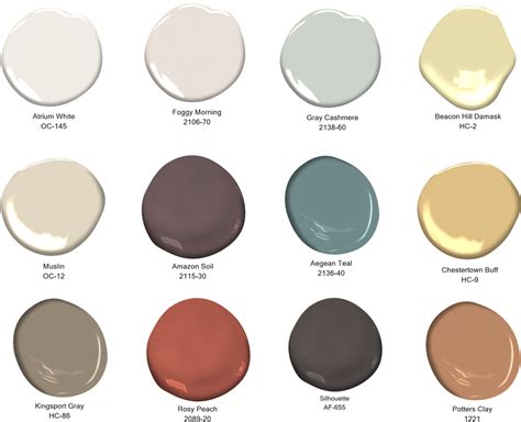 Paint Colors For Benjamin Moore Image To U