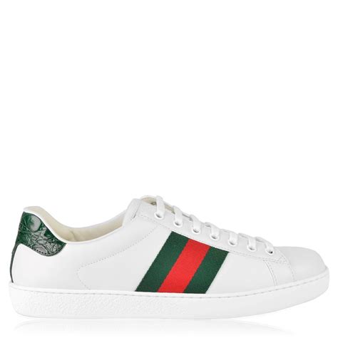 Gucci New Ace Web Trainers Mens Footwear Cruise Fashion