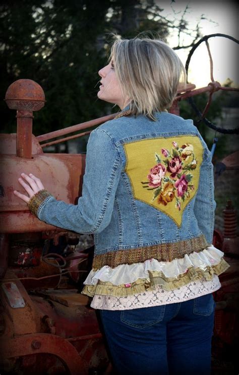 upcycled denim jacket altering clothes upcycle clothes