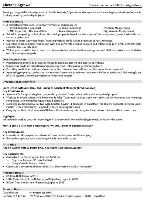 X years of total it experience in corporate industry. Sample Resume For Freshers For Banking Job | Sample Resume