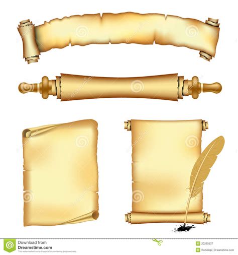 Scrolls And Banners Royalty Free Stock Photography - Image: 20265537