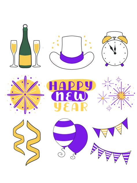 New Years Eve Clipart 35589040 Png