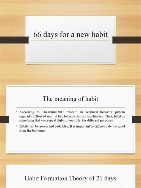 66 Days For A New Habit Ob Week 5 Pdf