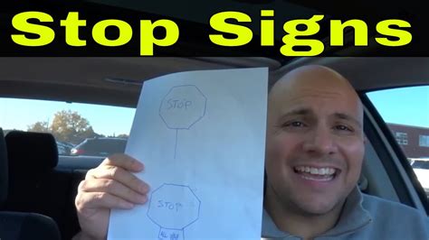 Different Types Of Stop Signs Driving Lesson Youtube