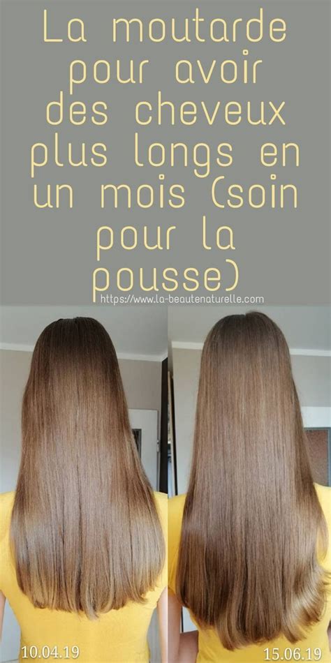 En effet, les cheveux ne prennent pas 10 cm par mois : La moutarde pour avoir des cheveux plus longs en un mois ...
