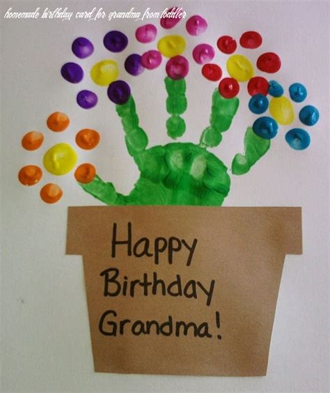 Happy Birthday Grandma Cards Diy Georgina Hahn