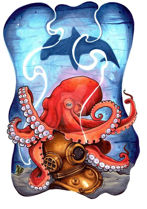 The Giant Pacific Octopus By Well You Dont On