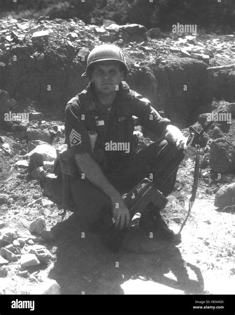 First Sergeant 1st Cavalry Division Vietnam Stock Photo Alamy