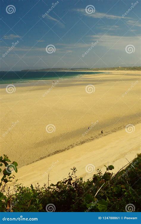 Porthkidney Sands Hayle Estuary Hayle Cornwall England Stock