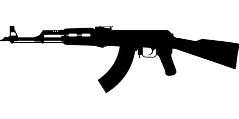 Ak 47 Vector Png Clipart 5407108 Pinclipart Images