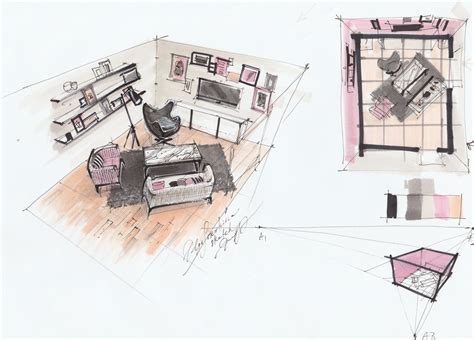 Interior Sketching With Markers Advanced Level Online School Of