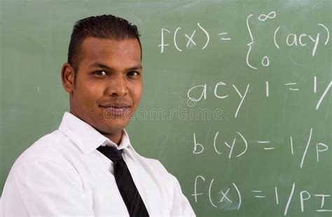 Male Teacher Stock Photo Image Of Chalk Asian Learning 9707090