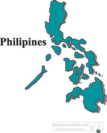 Country Maps Clipart Photo Image Philippines Map Clipart 14
