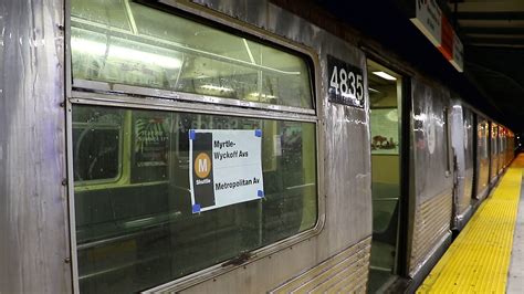 Mta New York City Subway Myrtle Avenue Wyckoff Avenue Bound R42 M