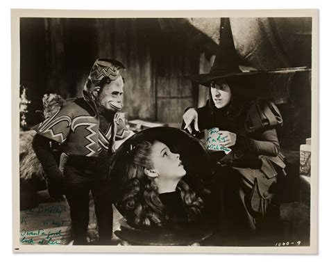 Lot Detail Margaret Hamilton Handwritten 10 X 8 Photo As The Wicked Witch Of The West In