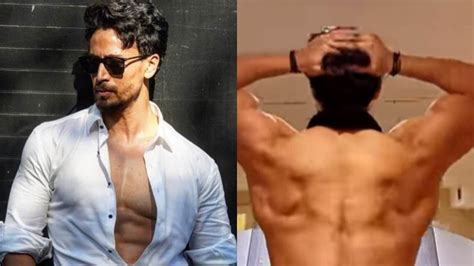 Tiger Shroff Shows Off Ripped Back As He Preps For Ganapath Climax