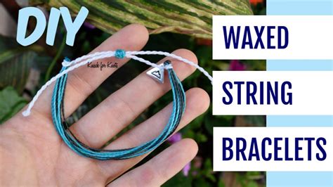 Diy Wax String Friendship Bracelets Tutorial Inspired By Pura Vida