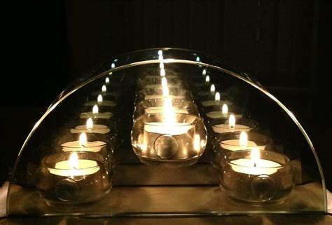 £21.55 + p&p + p&p + p&p. Infinity Glass TeaLight Candle Holder Reflective Tea Light ...
