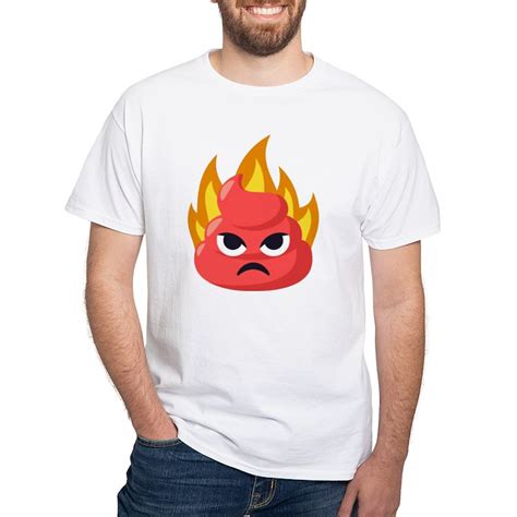 Flaming Poop Emoji Mens Value T Shirt Flaming Poop Emoji Mens Classic