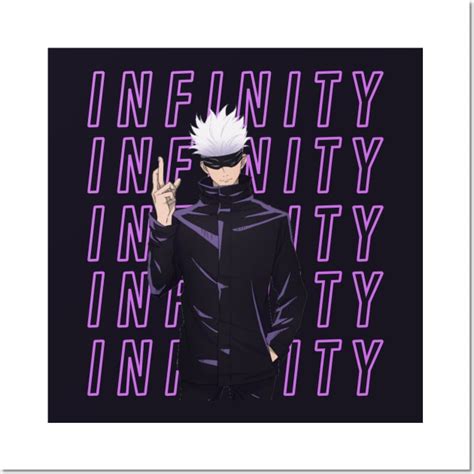 Satoru Gojo Infinity Satoru Gojo Jujutsu Kaisen Posters And Art