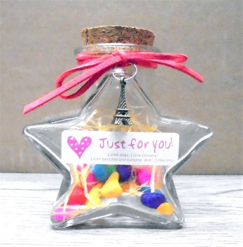 Star Shape Origami Jar Bottle Wishing Lucky Star T Glass Etsy