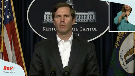Kentucky Governor Andy Beshear Covid 19 Briefing Transcript May 19