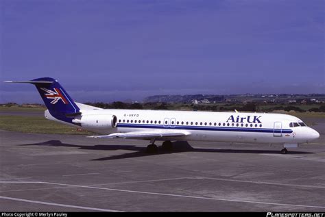 G Ukfd Air Uk Fokker F100 Photo By Merlyn Pauley Id 258357