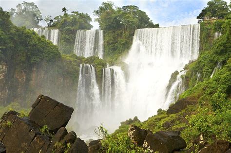 Iguazu Falls Argentina Brazil Border License Image 70230489 Lookphotos