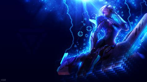 PROJECT: Ashe Wallpaper - 1920x1080 DISRUPTION by AliceeMad on DeviantArt
