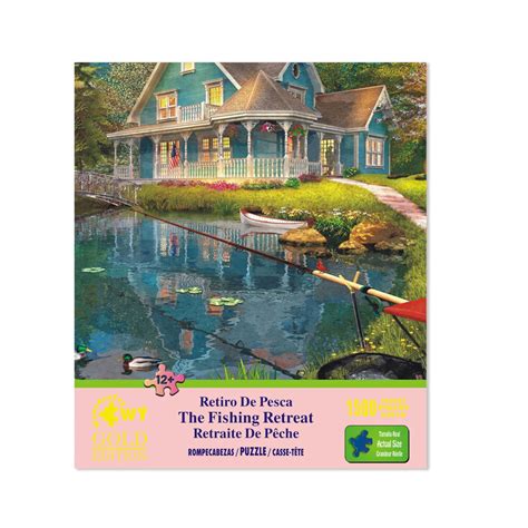 Jigsaw Puzzle 1500 Pieces The Fishing Retreat Gold Edition Etsy