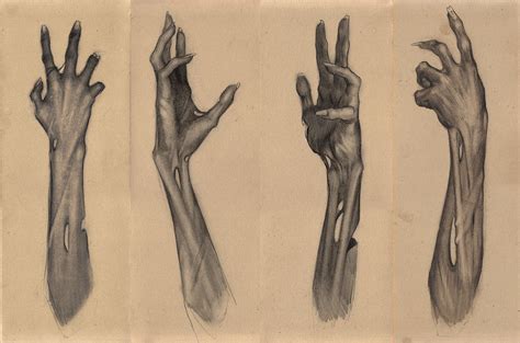 Samwolfeconnelly Some Dead Hands Human Body Drawing Dead Hand