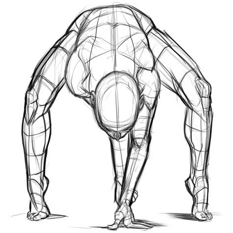 male superhero pose drawing reference bmp dolla