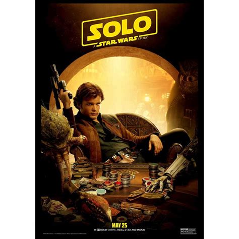 Pôster 34 Han Solo Uma História Star Wars 2018 Elo7