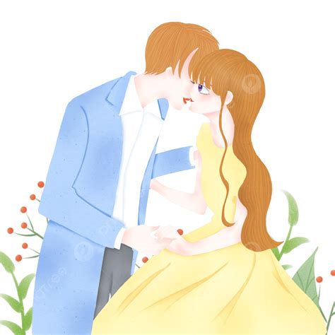 Gambar Figure Male And Female Kissing Pattern Karakter Pria Dan