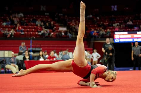 Nebraska Womens Gymnastics Wins Home Opener Over Penn State Sports