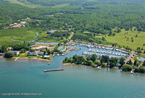 Madeline Island Yacht Club In La Pointe Wisconsin United States