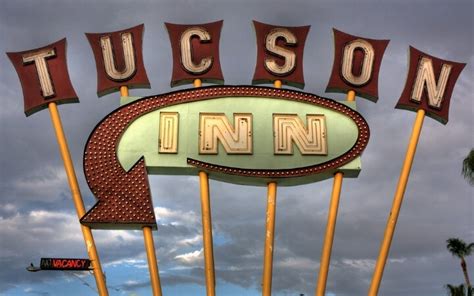 Vintage Tucson Inn Sign Tucson Arizona
