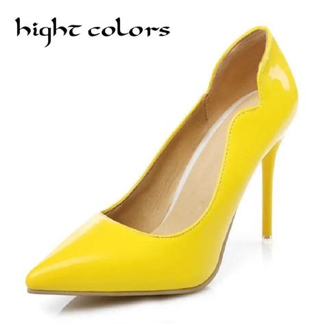 2019 Sexy High Heels Pointed Toe Party Shoes Woman Wedding Office Pumps