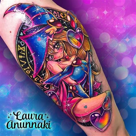 Anime Tattoos Girl Tattoos Tatoos Desenho Yu Gi Oh Yugioh Tattoo Laura Anunnaki The