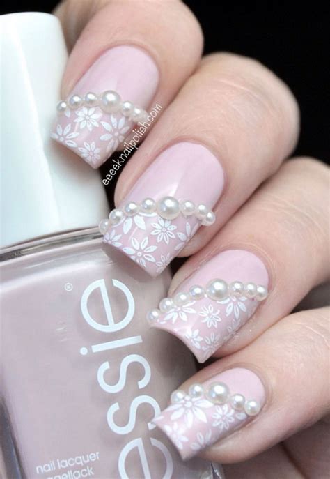 40 Amazing Bridal Wedding Nail Art For Your Special Day 2022