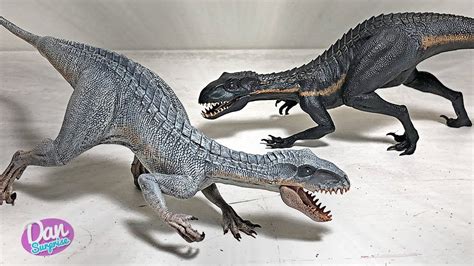 Inspired by jurassic world alive mobile game. White Indoraptor! 2 New Indoraptor Inspired Figures ...