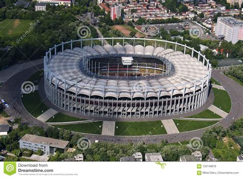 aˈrena nat͡sioˈnalə, national arena) is the national stadium of romania, in the lia manoliu national sports complex in bucharest. Bucharest, Romania, May 15, 2016: Aerial View Of Bucharest ...